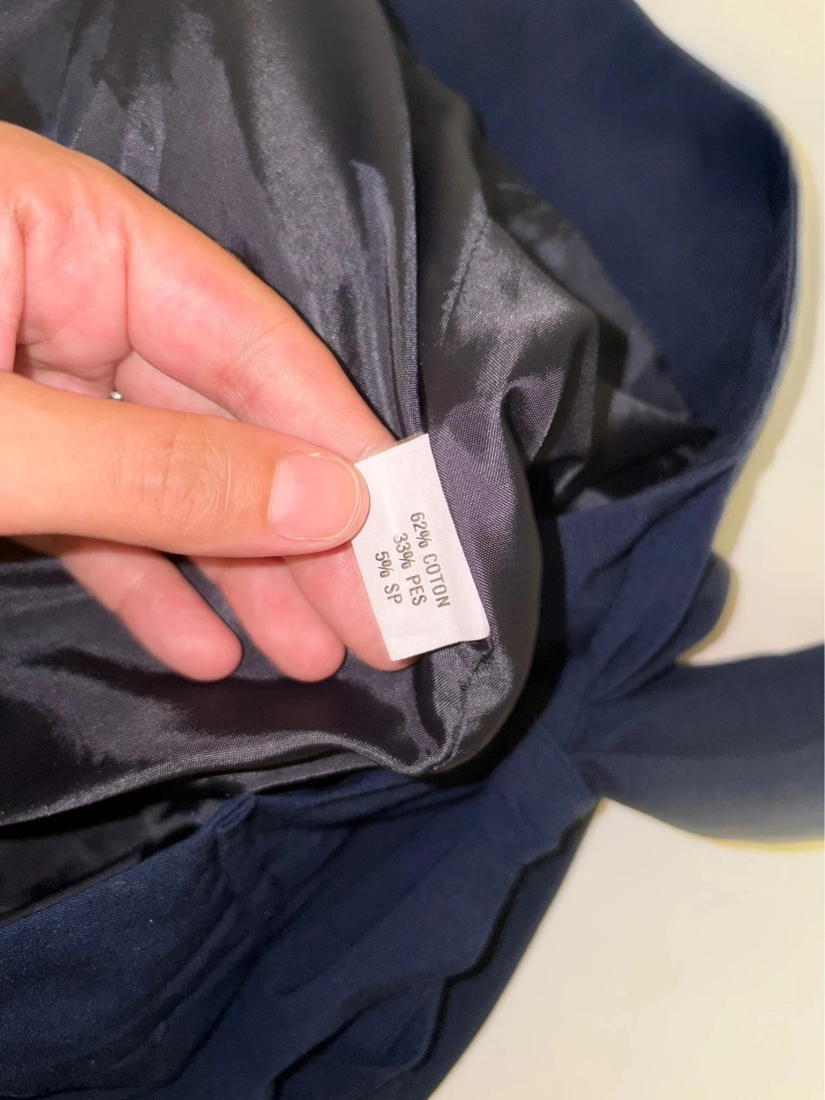 ☀️ Jupe portefeuille bleu marine Faither & Sons – Taille 40 – photo 8